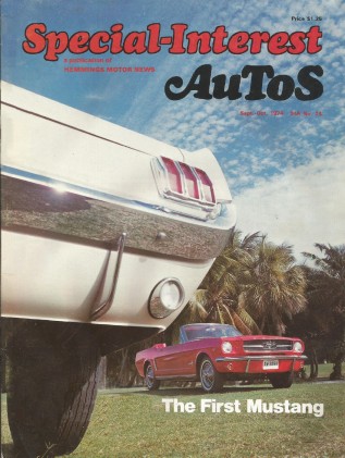 SPECIAL-INTEREST AUTOS 1974 SEPT #24 - MUSTANG SPECIAL, PORSCHE-STUDEBAKER